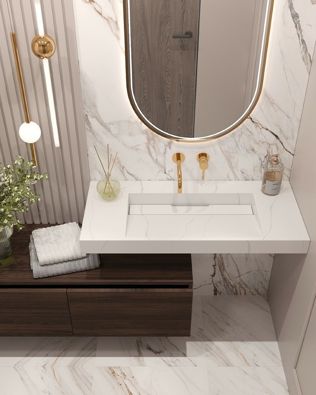 Раковина Boheme Armadi Art Flat 100 859-100-CLCT