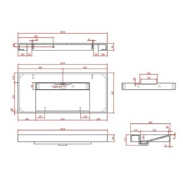 Раковина Boheme Armadi Art Flat 100 859-100-CLCT