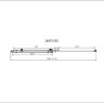 Душевой уголок Vincea Como-N 140х80 VSR-4CN8014CGB
