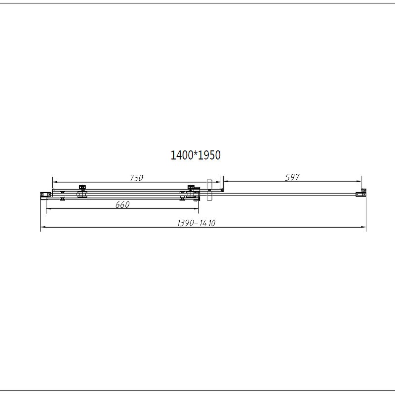 Душевой уголок Vincea Como-N 140х80 VSR-4CN8014CGB
