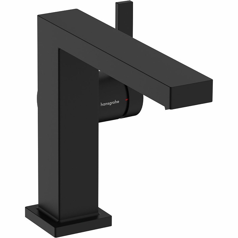 Смеситель для раковины Hansgrohe Tecturis E 73020670 черный матовый