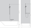 Душевая штанга Hansgrohe Unica S Puro 28631700 белый матовый