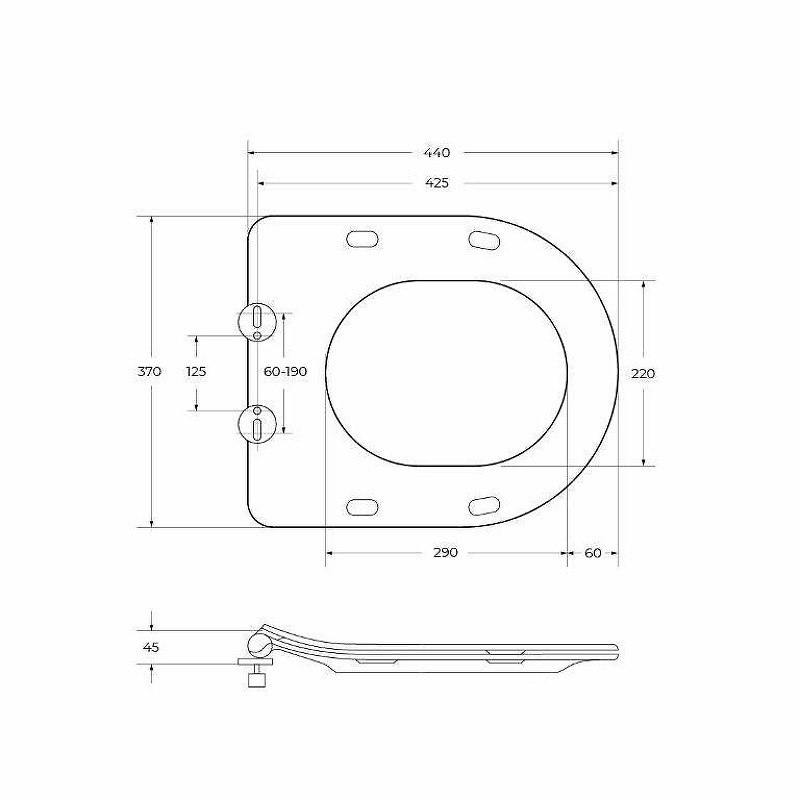 Комплект унитаза BelBagno Amanda BB051CHR+BB051SC с инсталляцией Berges Atom 410 040340