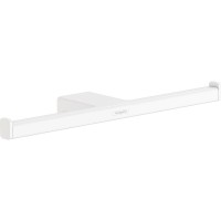 Держатель туалетной бумаги Hansgrohe AddStoris 41748700 двойной белый матовый