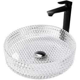 Раковина-чаша Abber Glas 40 AK2301 Прозрачная