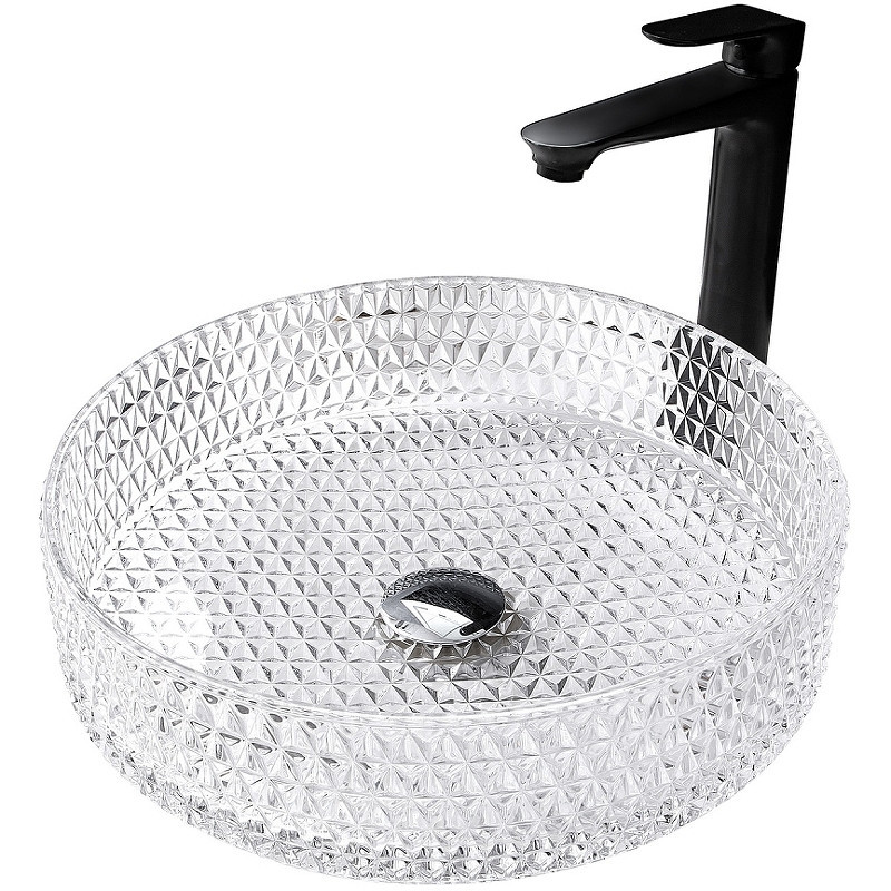 Раковина-чаша Abber Glas 40 AK2301 Прозрачная