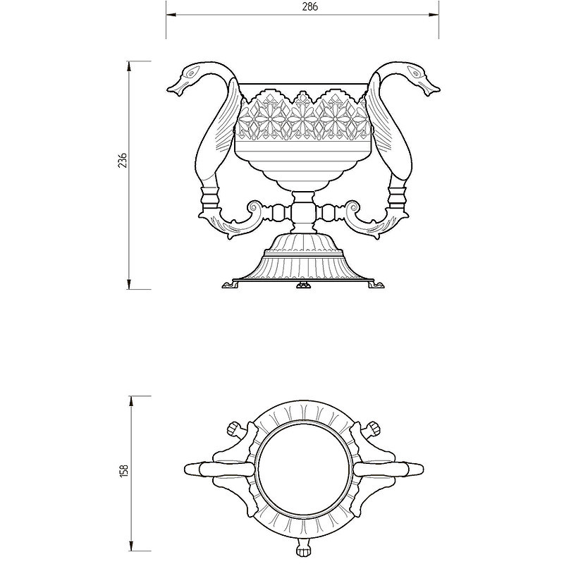 Мыльница Migliore Luxor 26218 Золото