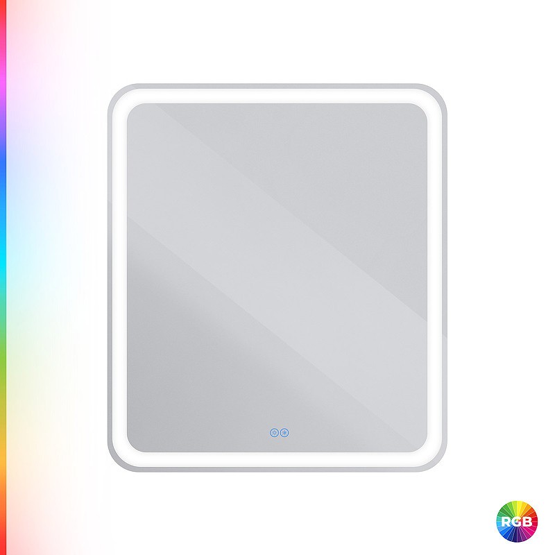 Зеркало Cezares Multicolore 70 CZR-SPC-MC-700-800-RGB-TCH с подсветкой