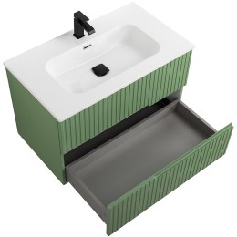 Тумба под раковину Cezares Duet-N 80 DUET-N-800-2C-SO-PS-P подвесная
