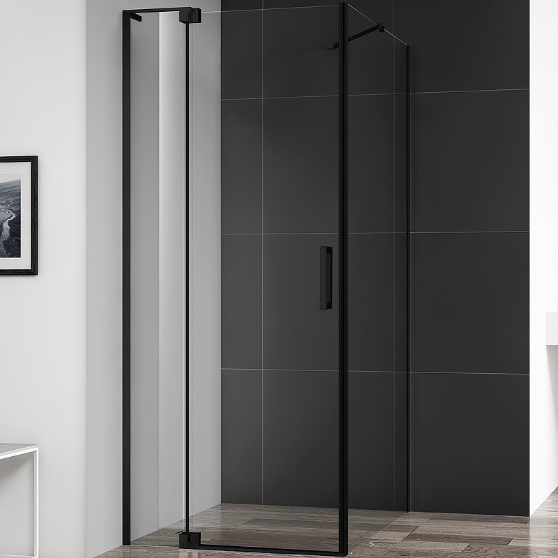 Душевой уголок Cezares Slider 100х80 SLIDER-AH-1-80-90/100-C-NERO