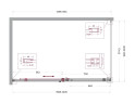 Душевой уголок BelBagno Soft Close-2 160x100 SOFT_CLOSE-2-AH-1-160/100-C-GM