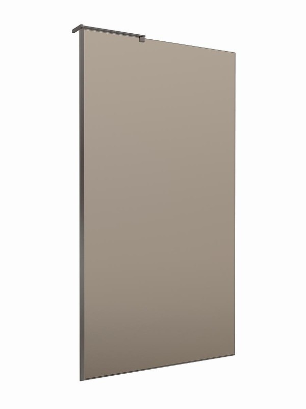 Душевая перегородка BelBagno Uno 100 UNO-L-1-TB-100-BR-GM