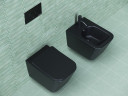 Унитаз Ceramicanova Metric CN3007MB подвесной Черный матовый с сиденьем Микролифт