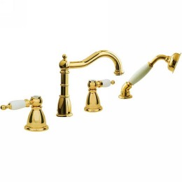 Смеситель на борт ванны Boheme Tradizionale Oro 395
