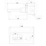 Смеситель для раковины Abber Rund AF8712G Золото матовое