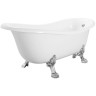 Ванна из искусственного камня Migliore Bella 170x80 23132 ножки Leone Lux Хром