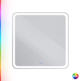 Зеркало Cezares Multicolore 80 CZR-SPC-MC-800-800-RGB-TCH с подсветкой