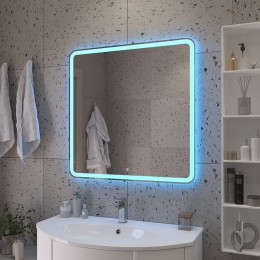Зеркало Cezares Multicolore 80 CZR-SPC-MC-800-800-RGB-TCH с подсветкой