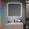 Зеркало Cezares Multicolore 80 CZR-SPC-MC-800-800-RGB-TCH с подсветкой
