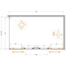 Душевой уголок Cezares Molveno 170x100 MOLVENO-AH-2/1-170/100-C-Cr-IV