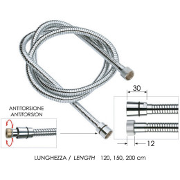 Душевой шланг Remer 333CNDGAT200 Хром