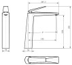 Смеситель для раковины Boheme Venturo 372-SGM