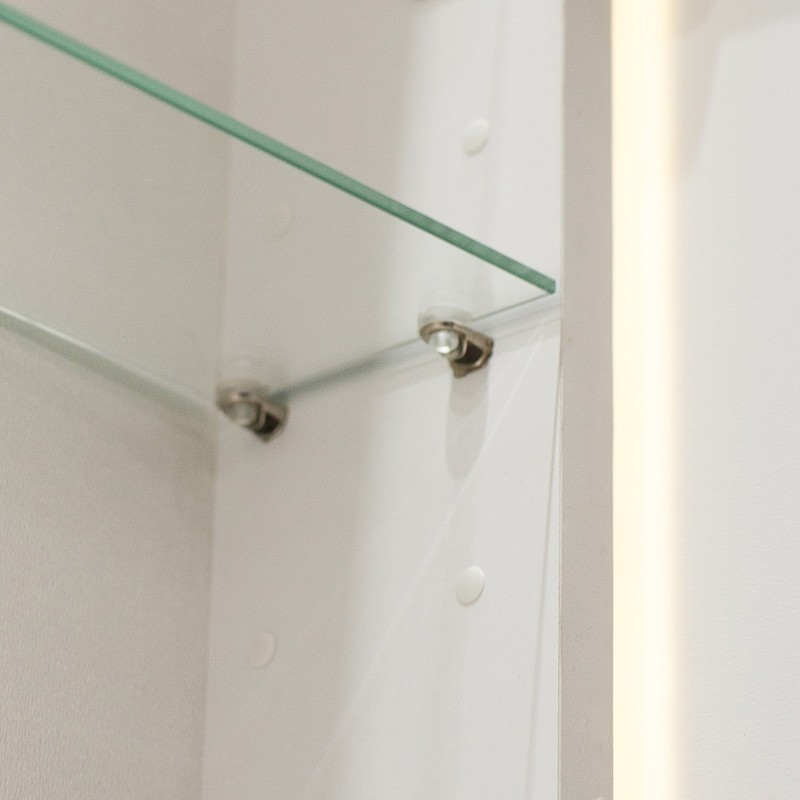 Зеркальный шкаф BelBagno Marino 40 SPC-MAR-400/800-1A-LED-TCH с подсветкой