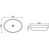 Раковина-чаша Ceramicanova Element 50 CN6056 Белая глянцевая
