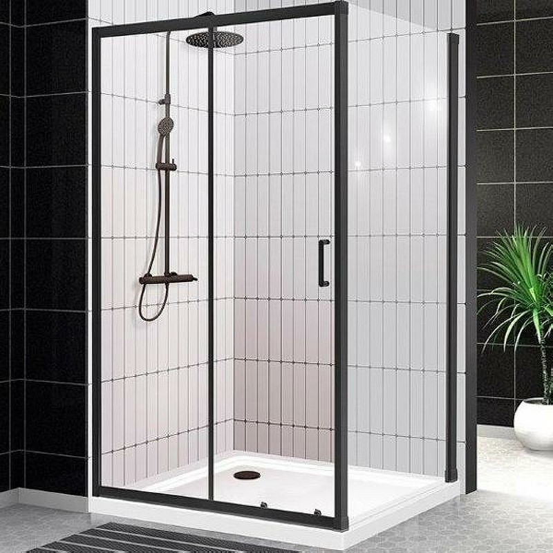 Душевой уголок BelBagno Uno 120x80 UNO-195-AH-1-120/80-C-NERO