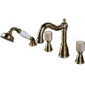 Смеситель на борт ванны Boheme Royal Cristal 395-Royal/CRST
