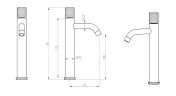 Смеситель для раковины Boheme Stick 122-CB.3
