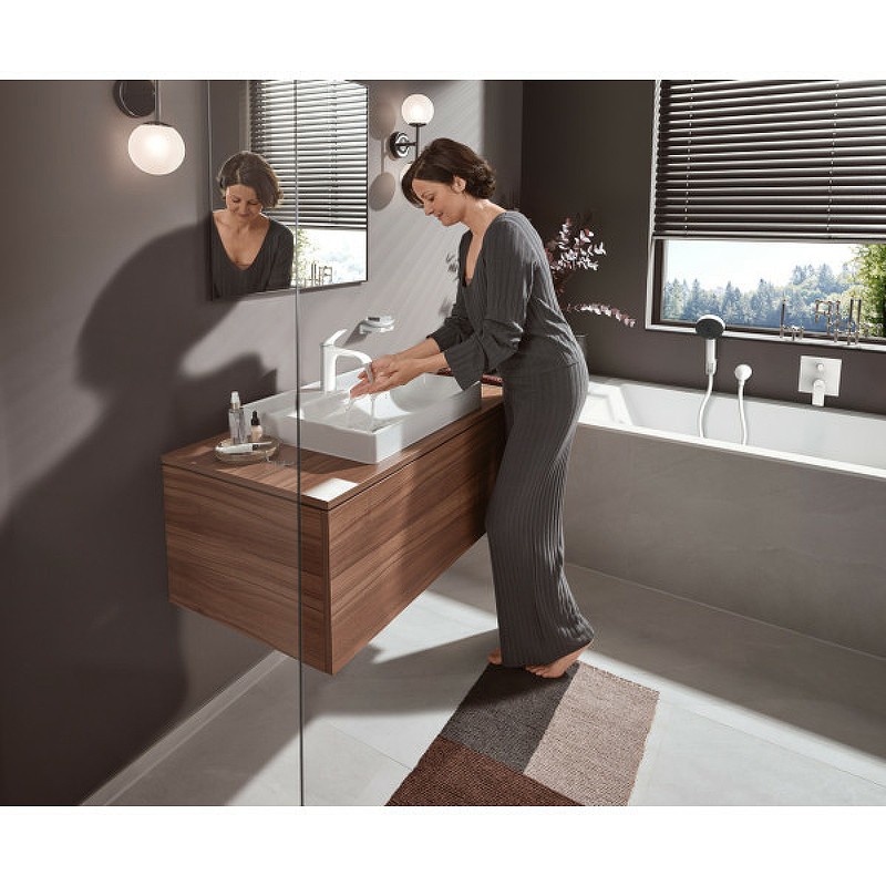 Смеситель для раковины Hansgrohe Vivenis 75010700 белый матовый