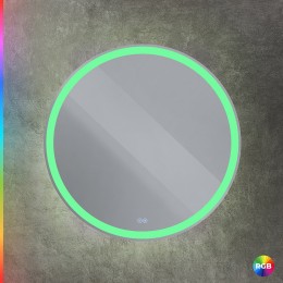 Зеркало Cezares Multicolore 80 CZR-SPC-MC-800-RGB-TCH с подсветкой