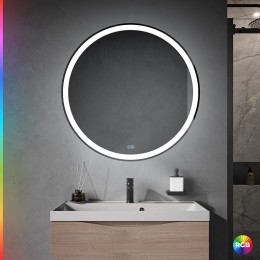Зеркало Cezares Multicolore 80 CZR-SPC-MC-800-RGB-TCH с подсветкой