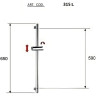 Душевая штанга Remer 315L Хром