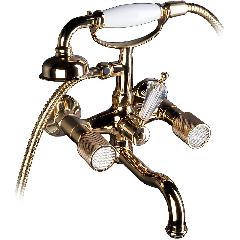 Смеситель для ванны Boheme Royal Cristal 293-Royal/CRST