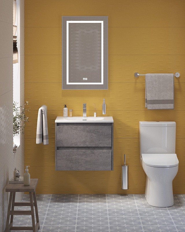 Тумба под раковину BelBagno Kraft 39 60 KRAFT 39-600/390-2C-SO-CG подвесная