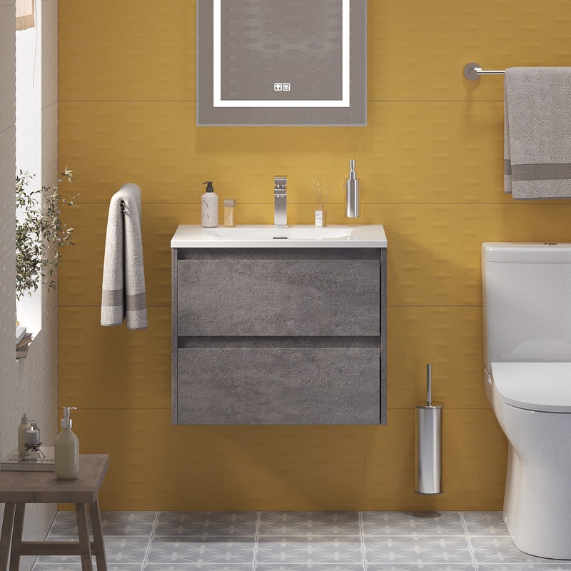 Тумба под раковину BelBagno Kraft 39 60 KRAFT 39-600/390-2C-SO-CG подвесная