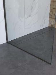 Душевая перегородка BelBagno Uno 100 UNO-L-1-TB-100-C-GM