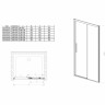 Душевая дверь Vincea Soft 110 VDS-3SO110CLB