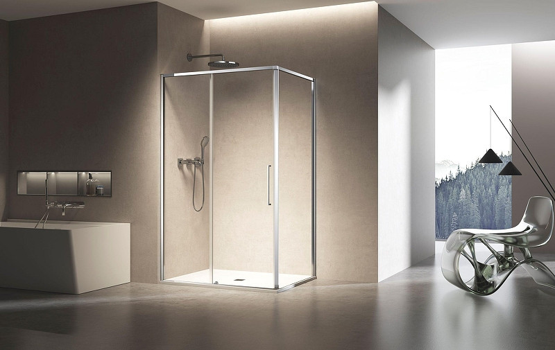Душевой уголок Vincea Slim 8mm 130х80 VSR-6SL8013CL
