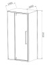 Душевой уголок Vincea Slim-N 110x100 VSR-4SNP1011CL