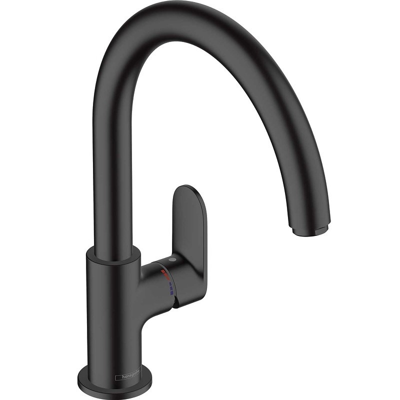 Смеситель для кухни Hansgrohe Vernis Blend 71870670 черный матовый