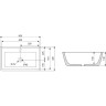 Раковина Abber Rechteck 50 AC2203MB Черная матовая