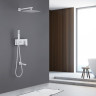 Душевая система Abber Daheim AF8217W цвет Белая матовая