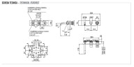 Смеситель для ванны Remer Element ET54D3DO цвет Золото глянцевое