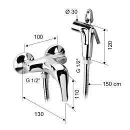 Гигиенический душ Remer C332DP